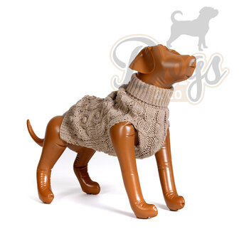 Dogs&Co Hand gebreide Hondentrui Beige