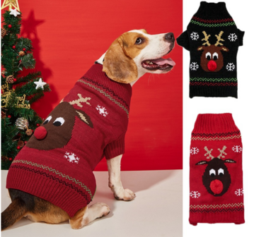 Kerst trui rood Maat M