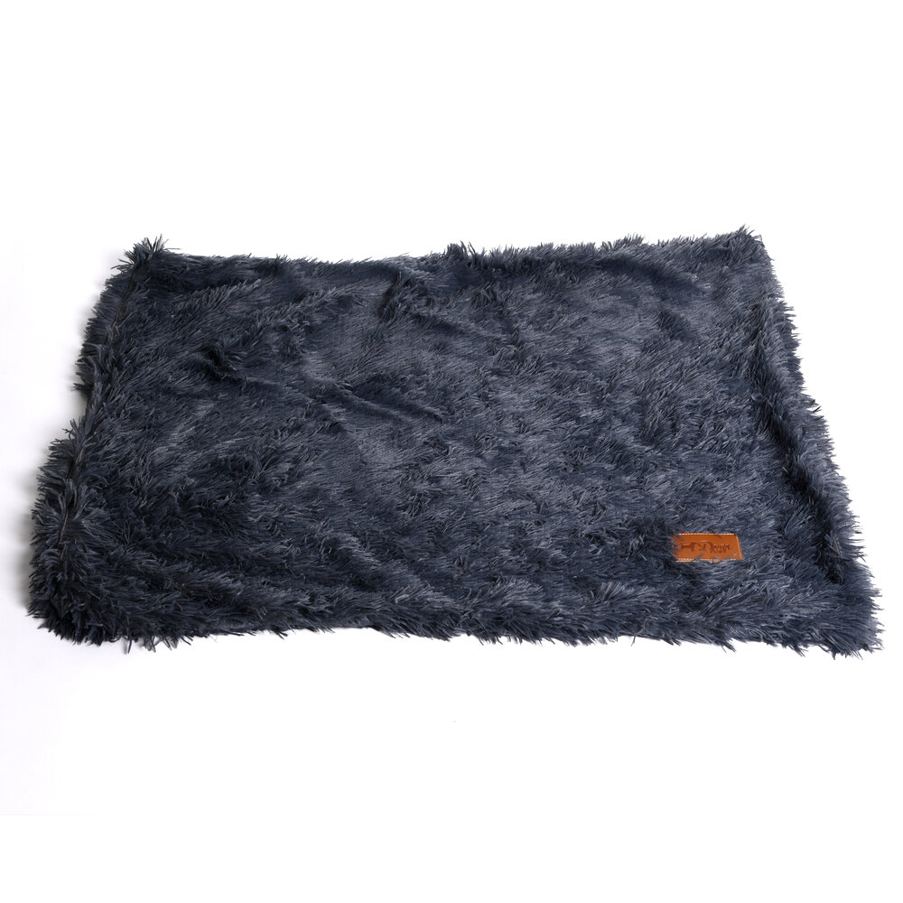 Dogs&amp;Co Fluffy Hondendeken 100x75 cm Antraciet