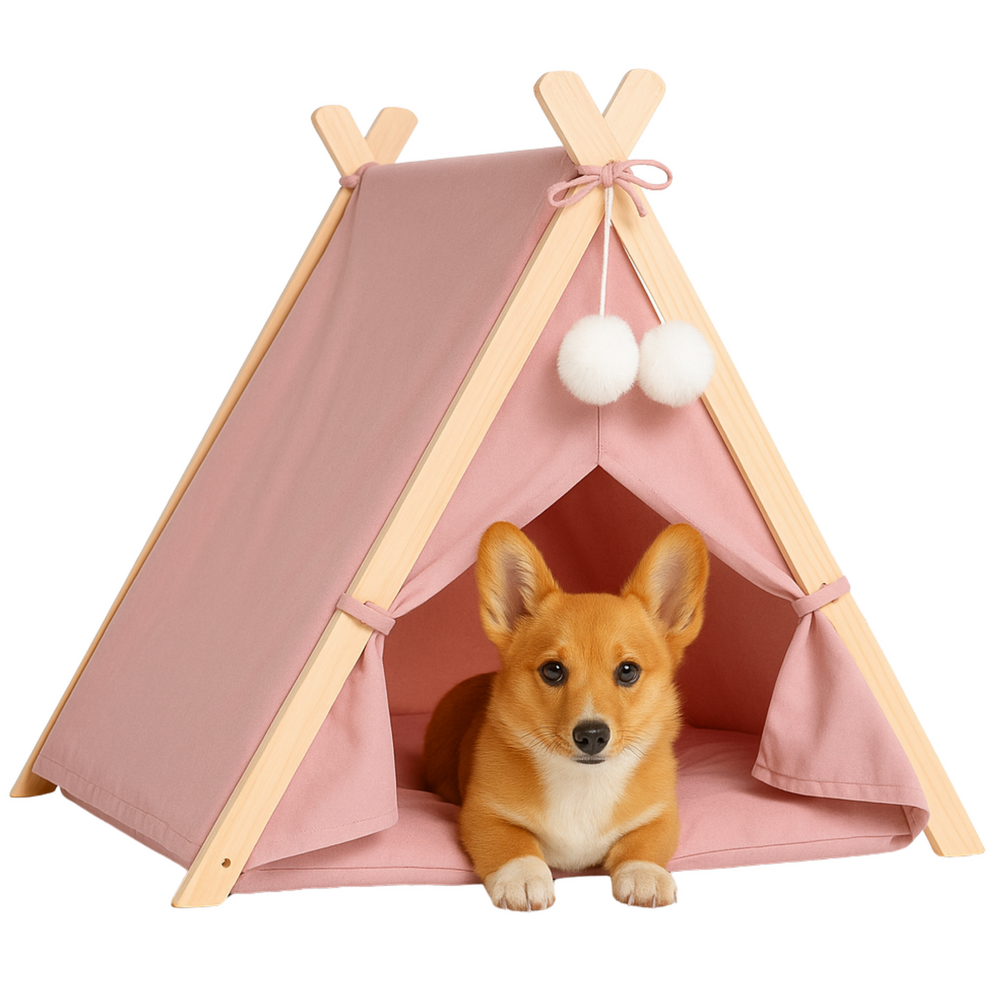 Dogs&amp;Co Tipi Tent voor katten of kleine honden Roze 