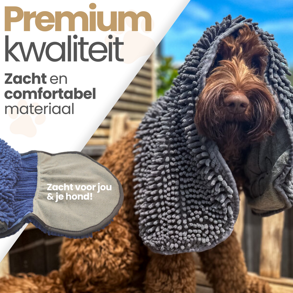Honden Handdoek - Rood