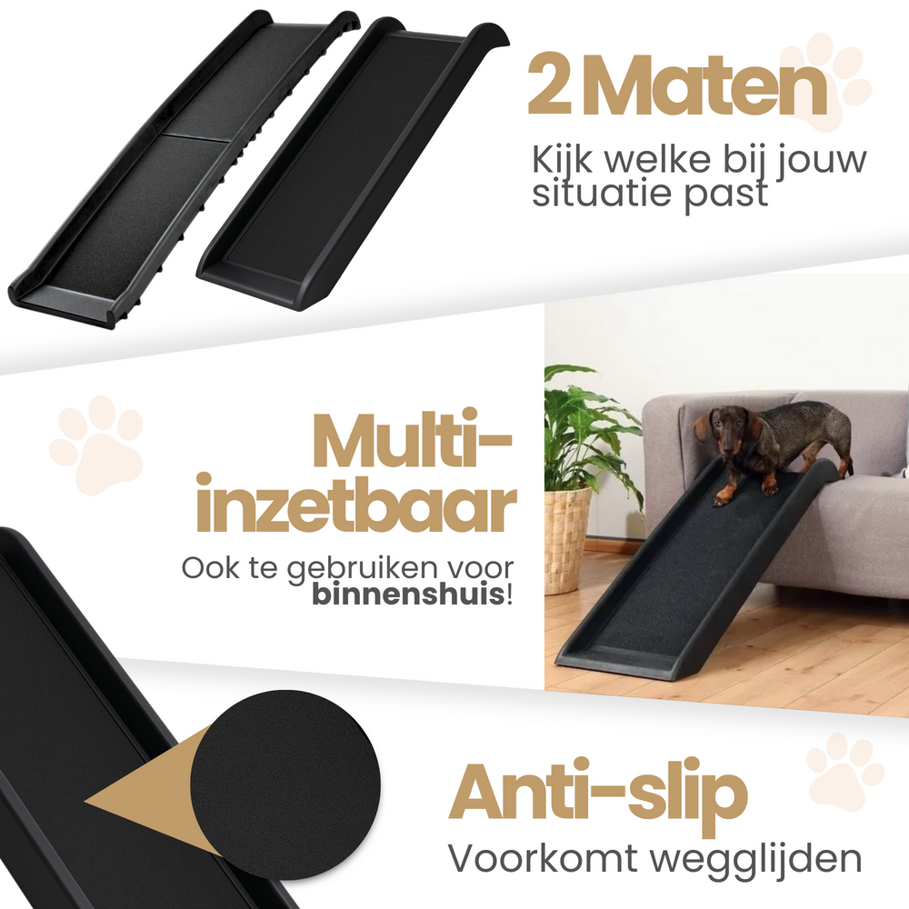 Auto Loopplank  Hond 157x40x14cm 