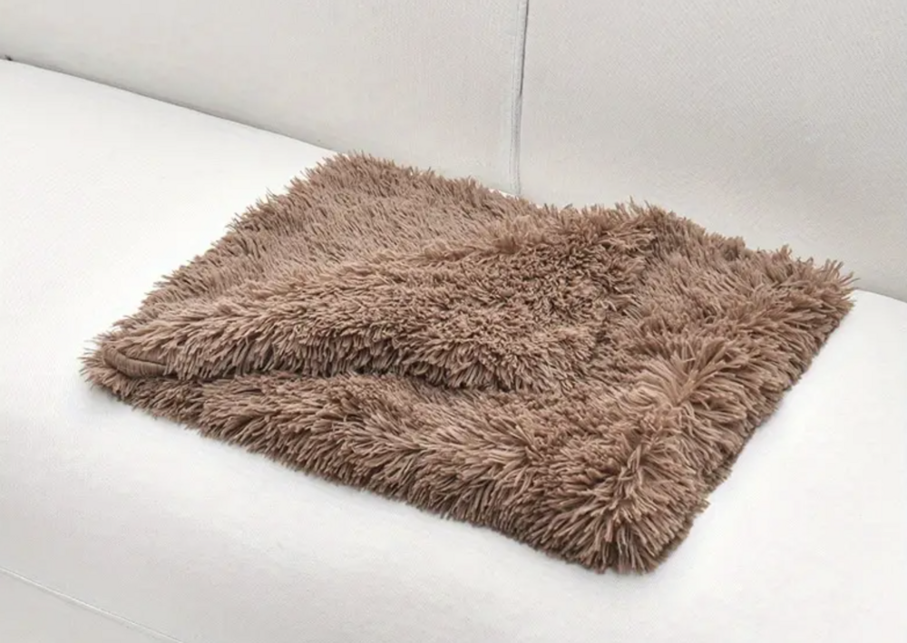 Dogs&amp;Co Fluffy Hondendeken 100x75 cm Khaki bruin
