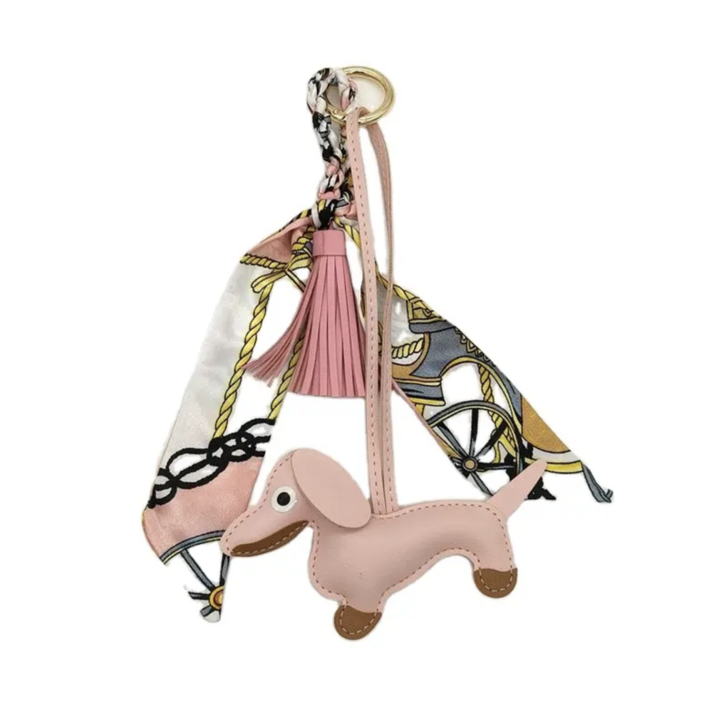 Hermes-Look hanger Teckel diverse kleuren