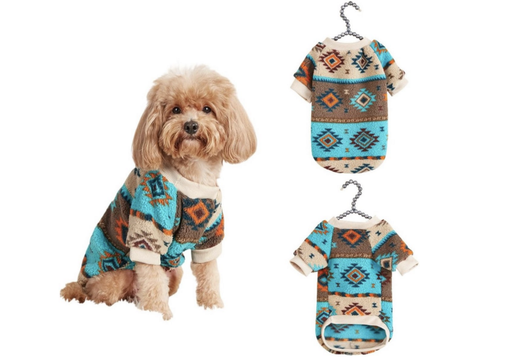 Teddy Fleece Hondentrui Etnic 