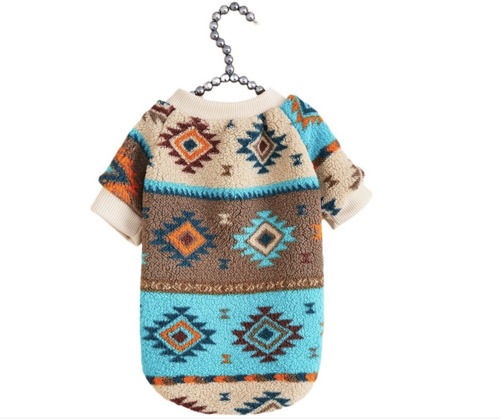 Teddy Fleece Hondentrui Etnic 