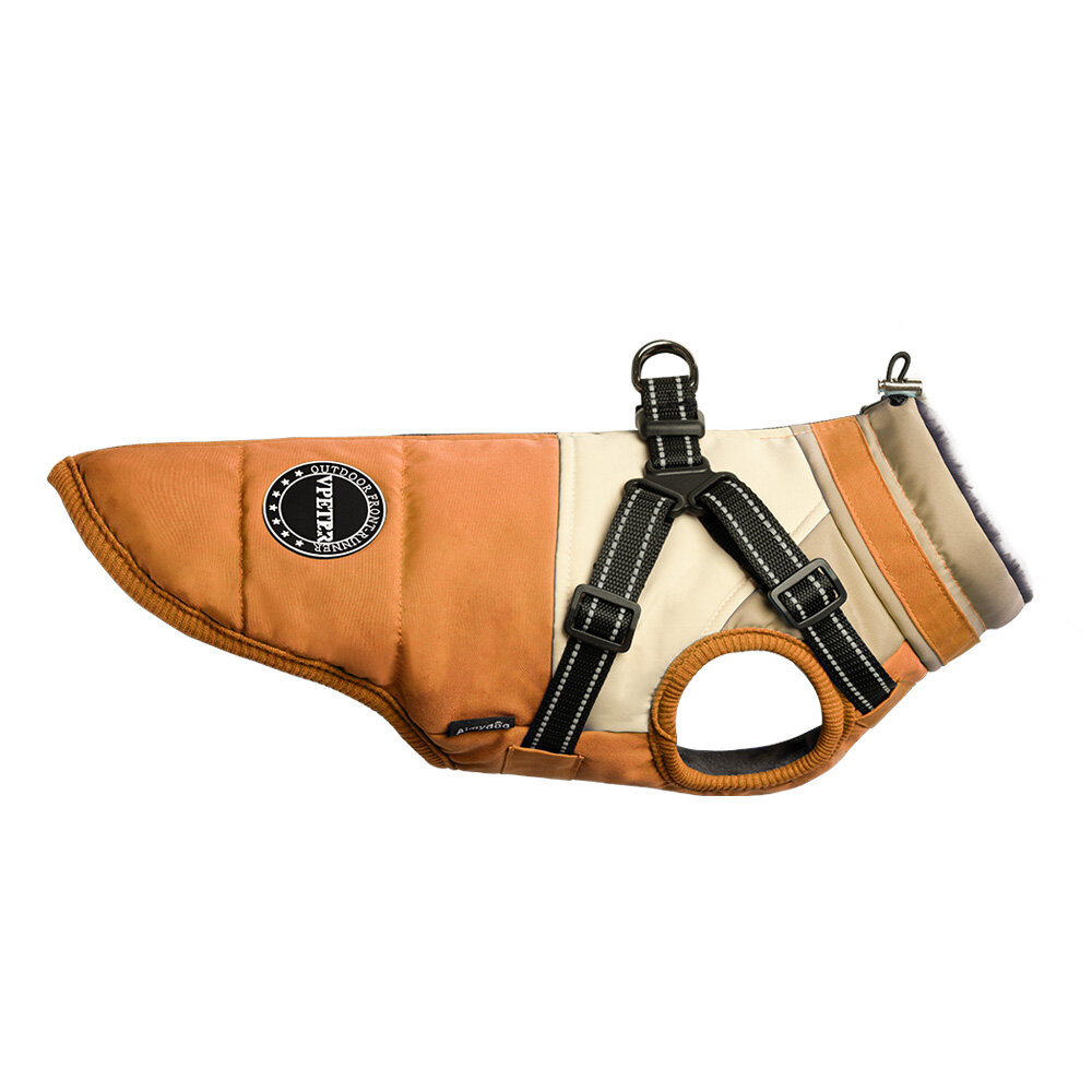 Dogs&amp;Co Warme  Hondenjas Okergeel  2026 model 