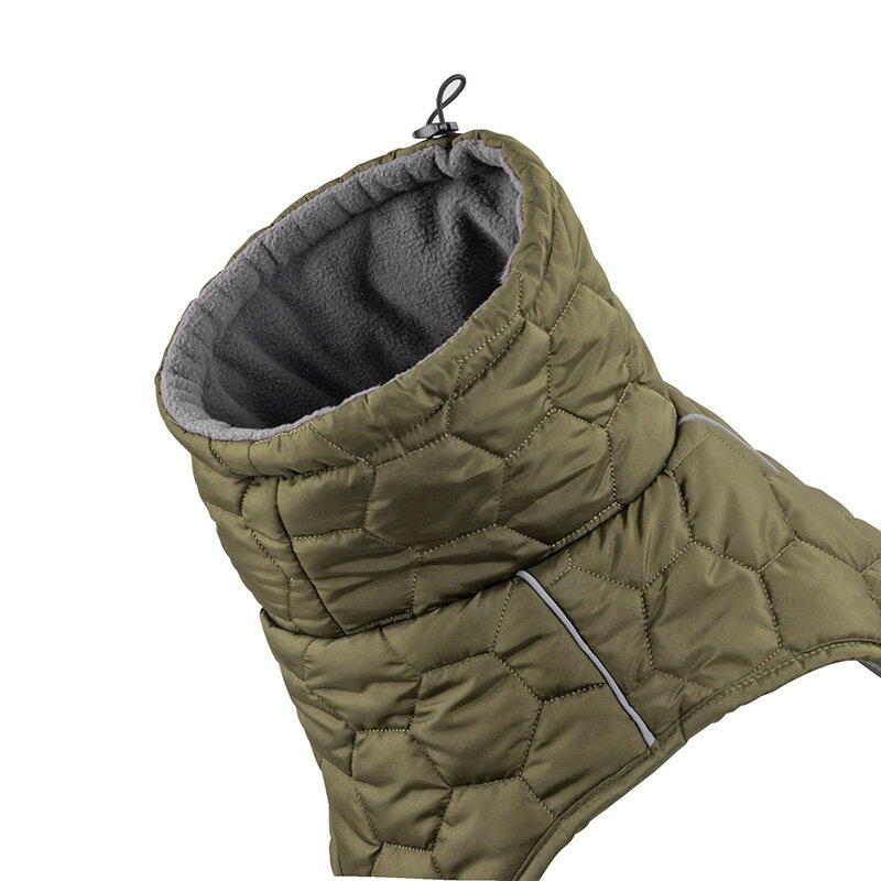 Dogs&amp;Co&reg; Honden Winterjas Grijs Quilt voor grotere honden 
