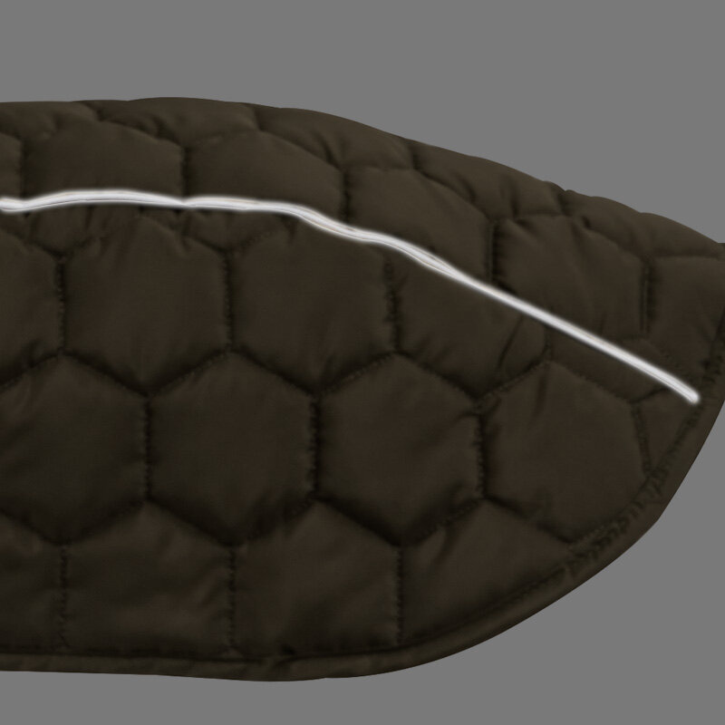 Dogs&amp;Co&reg; Honden Winterjas Grijs Quilt voor grotere honden 