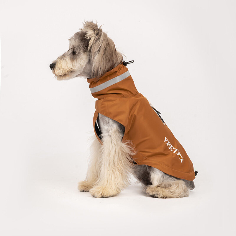 Honden regenjas Bruin