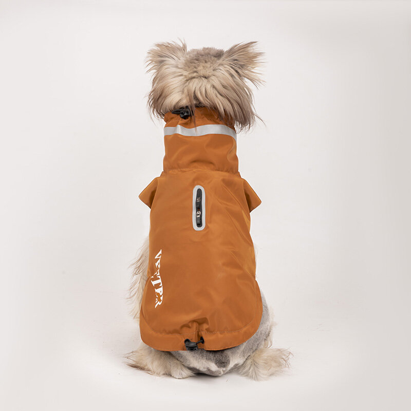 Honden regenjas Bruin