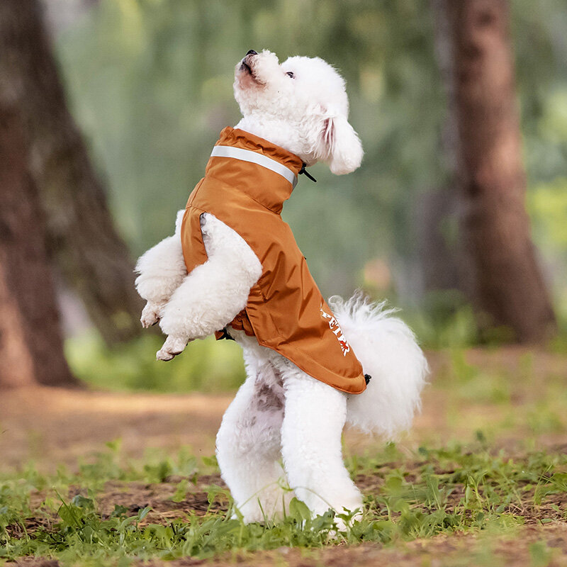 Honden regenjas Bruin