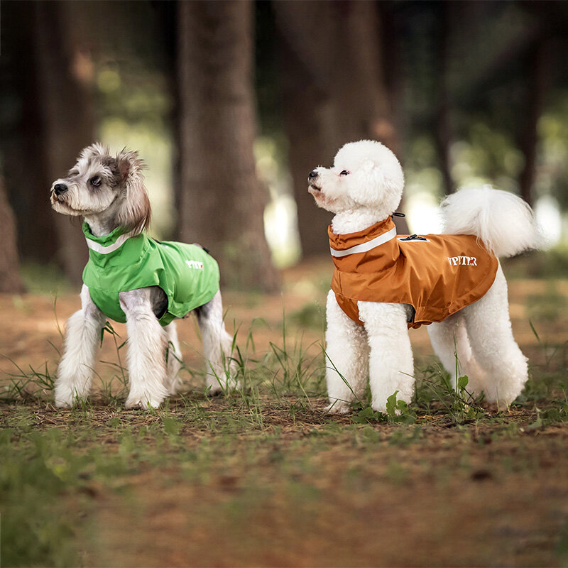 Honden regenjas Bruin