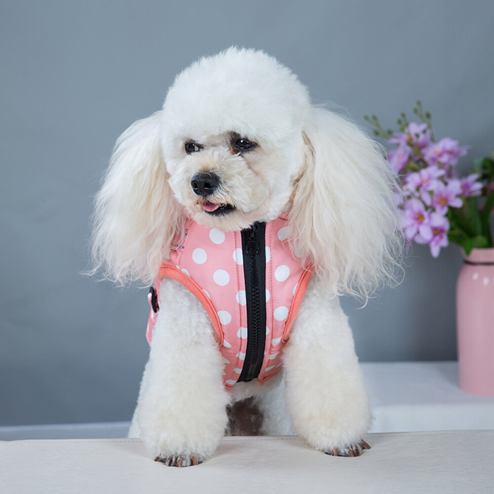 Dogs&amp;Co&reg; Warme  Hondenjas Roze Stip