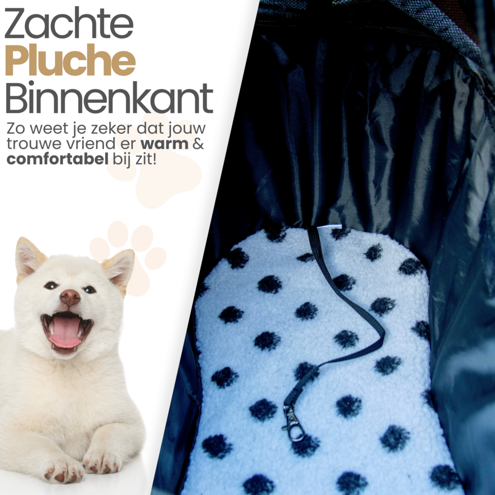 Fietsmand voor kleine honden tot 6KG