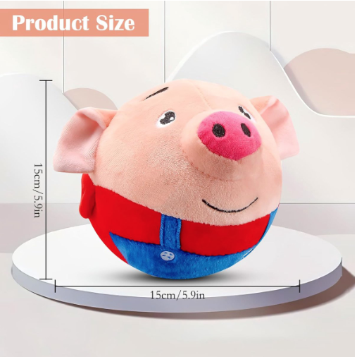 Piggy Interactief speelgoed USB oplaadbaar BLAUW