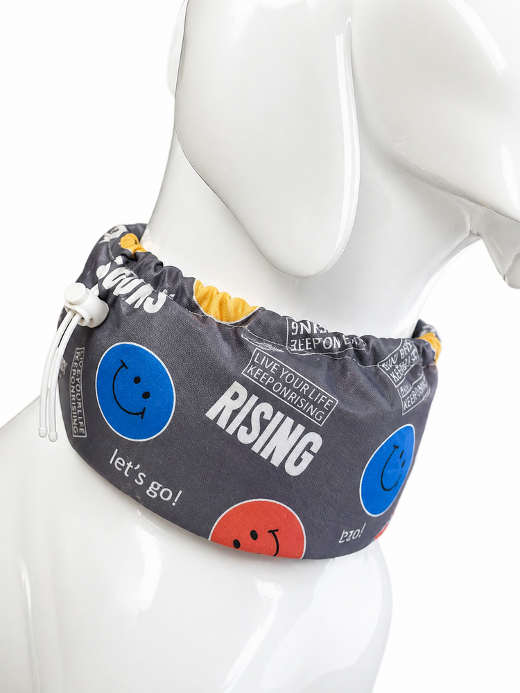 Dogs&amp;Co PawChill Koelband voor Honden GRIJS Smiley