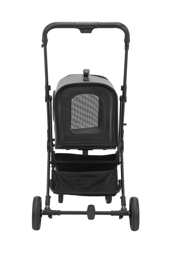 Muxi Honden- en kattenbuggy &ndash; Luxe, opvouwbare 2-in-1 transportwagen met afneembare opbergbak