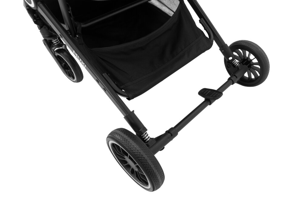 Muxi Honden- en kattenbuggy &ndash; Luxe, opvouwbare 2-in-1 transportwagen met afneembare opbergbak