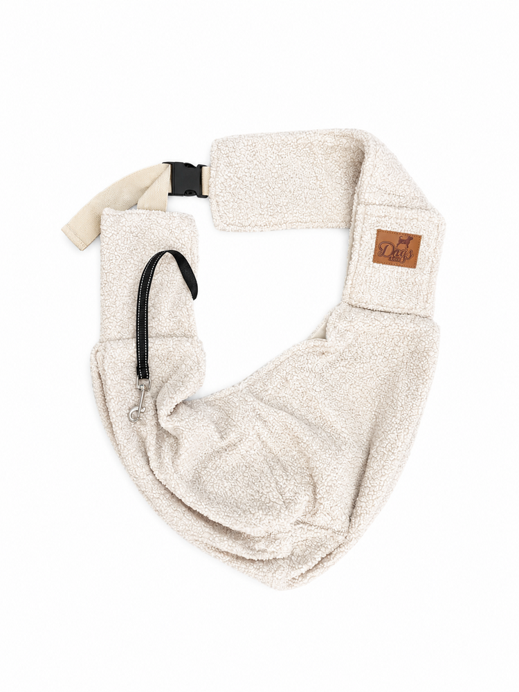 Dogs&amp;Co Slingbag  - Draagtas beige TEDDY