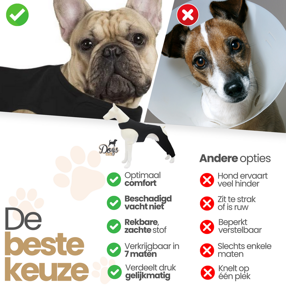Dogs&amp;Co&reg; Herstelpak - Achterpoot beschermer