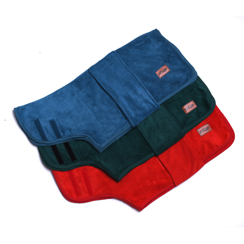 Dogs&amp;Co Honden Badjas Groen  ALLEEN MAAT S 