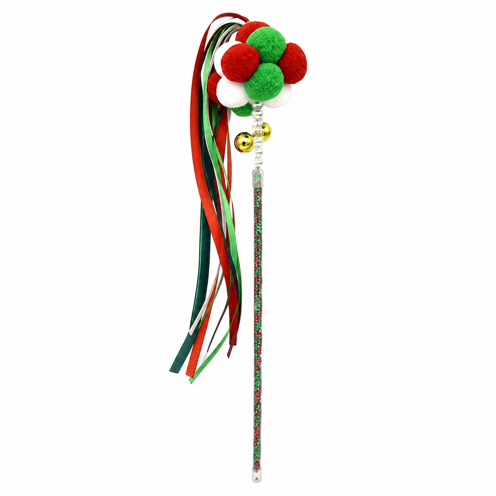 Christmas Cat Teaser Toy &ndash; Kerstspeeltje voor katten
