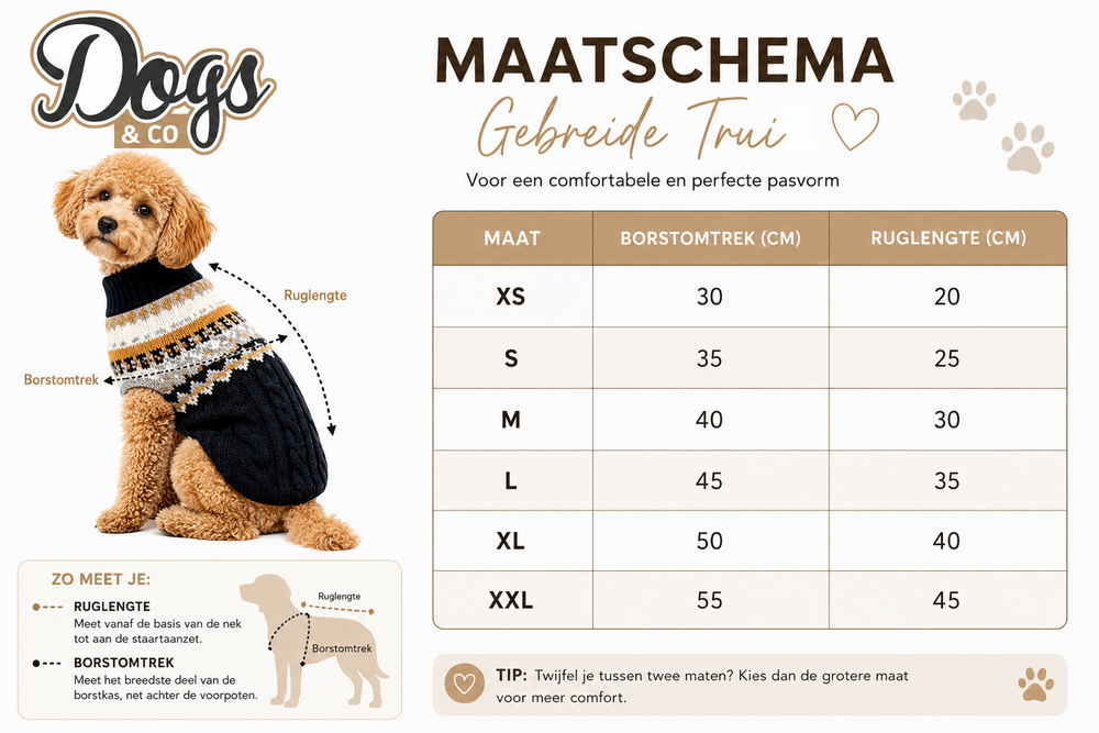Hondentrui Noors voor kleine honden Beige