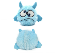 Jumping Monster Blauw - Interactief hondenspeelgoed