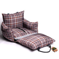  Dogs&amp;Co Luxe Honden autostoel  Royal+  Brown Check Waterproof Limited Edition