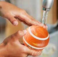 Slimme interactieve zelf rollende bal voor honden ORANJE
