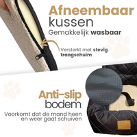 Dogs&amp;Co&reg; Luxe Hondenmand voor Auto