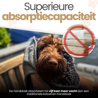 Honden Handdoek - Rood