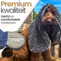 Honden Handdoek - Blauw 