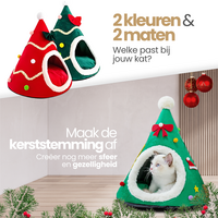 Cats&amp;Co&reg; Kersthuisje voor kleine huisdieren groen Maat L