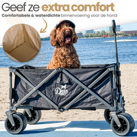 Dogs&amp;Co&reg; Opvouwbare Bolderkar Zwart