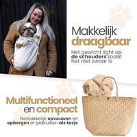 Dogs&amp;Co Slingbag  - Draagtas zwart