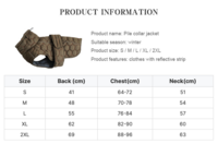 Dogs&amp;Co&reg; Honden Winterjas Army Groen voor grotere honden alleen maat S