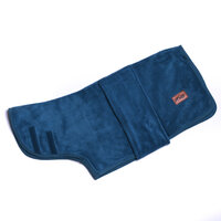 Dogs&amp;Co Honden Badjas Blauw ALLEEN MAAT XL