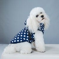 Dogs&amp;Co&reg; Warme  Hondenjas Navy Stip