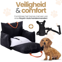 Dogs&amp;Co&reg; autoharnas Zwart incl. autogordel