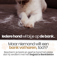 Dogs&amp;Co&reg; Honden Bankdeken Grijs - 75CM