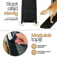 Dogs&amp;Co&reg; Honden Loopplank 150x40cm -Kunststof Frame 