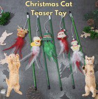 Christmas Cat Teaser Toy &ndash; Kerstspeeltje voor katten