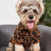 Teddy Fleece Hondentrui Leopard Bruin