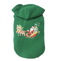 Honden Kerst Hoodie Groen 