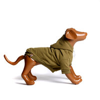 Dogs&amp;Co Honden Sweater -  Hoodie voor honden Army Green