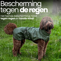 Dogs&amp;Co Honden Regenjas Raindog Groen