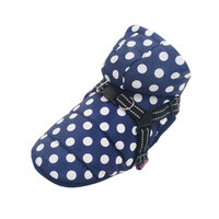 Dogs&amp;Co&reg; Warme  Hondenjas Navy Stip
