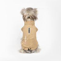 Honden regenjas Beige